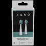 AENO Replacement toothbrush heads, White, Dupont bristles, 2pcs in set (for ADB0007/ADB0008)