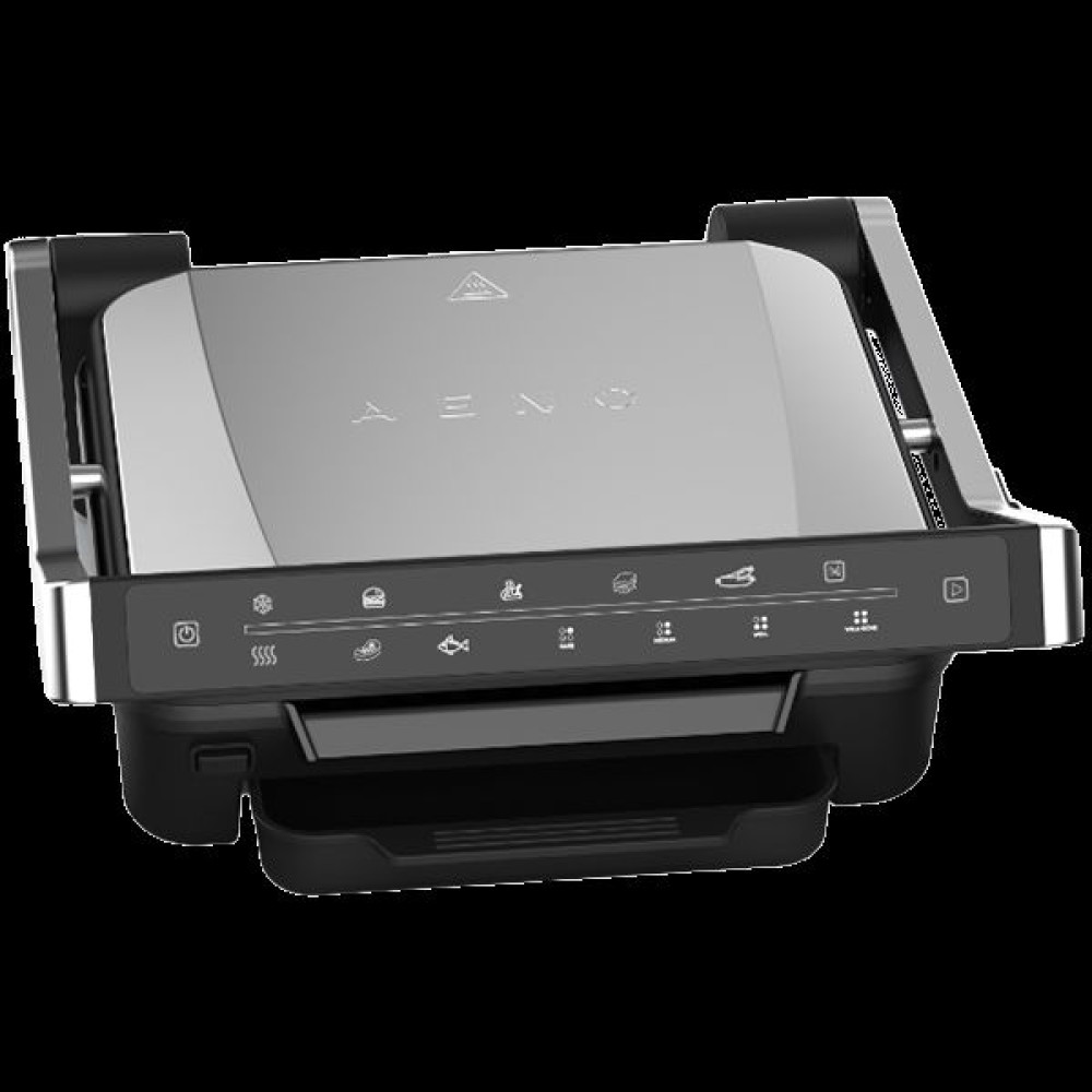 AENO Electric Grill EG3: 2000W, 7 automatic programs +Manual mode, 4 Degrees of Roast, Color indication,  Removable plates Plate size 292*230mm