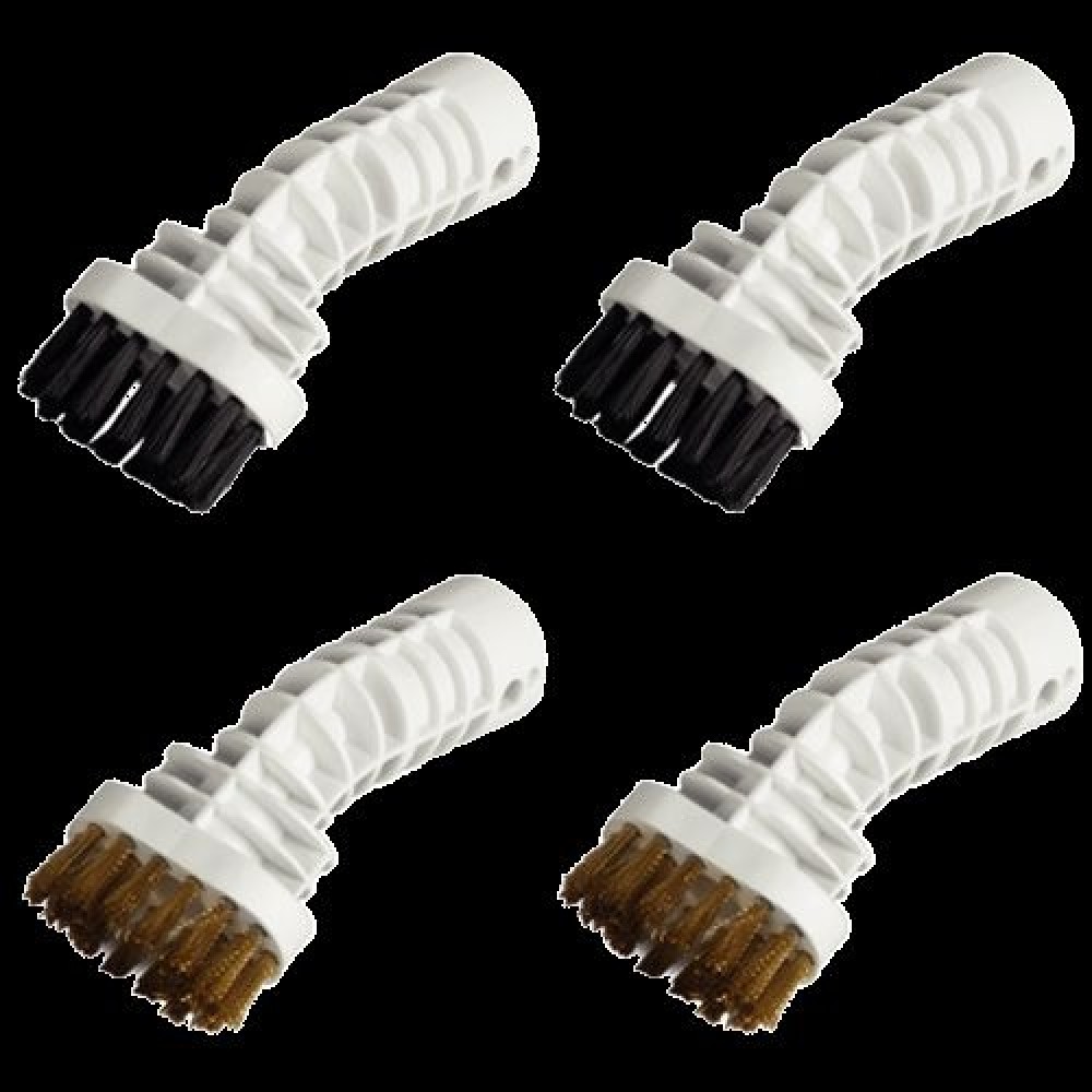 AENO Plastic scraper brush+Metal scraper brush for steam mop SM1