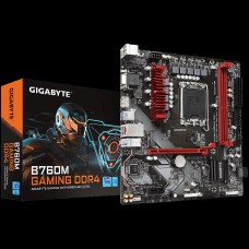 GIGABYTE Mainboard Desktop B760M GAMING DDR4 (LGA1700, 2xDDR4, 1xD-Sub, 1xHDMI, 1xDP, 2.5GLAN, 1x PCI Express x16 4.0, 1x PCI Express x1 3.0, 2xM.2, 4xSATA3, 1x USB Type-C, 5x USB 3.2 Gen1, 6x USB 2.0/1.1) mATX