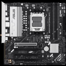 ASUS Main Board Desktop AMD Socket AM5 AMD B850 Chipset 4 x DIMM slots, max. 256GB 1 x DisplayPort 1 x HDMI port 1 x Wi-Fi module 3 x M.2 slots 4 x SATA ATX Form Factor
