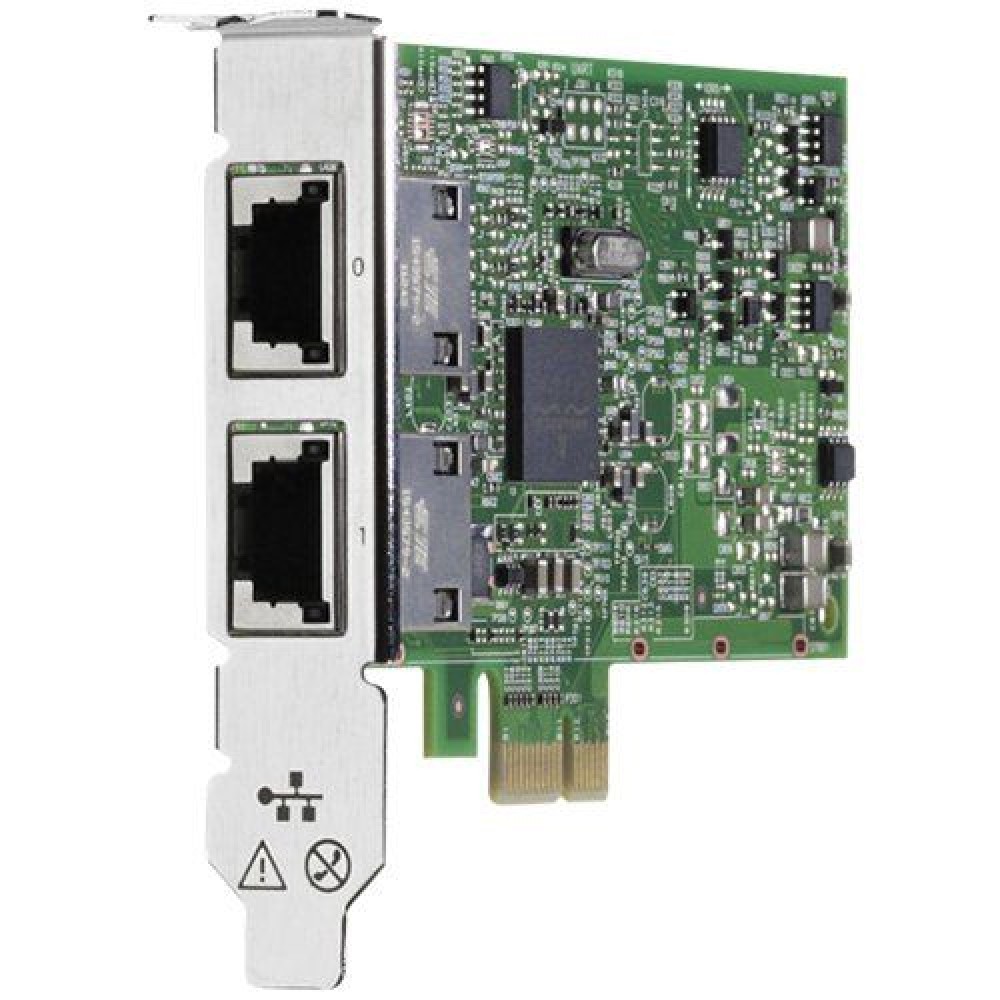 Сетевой адаптер Broadcom NetXtreme BCM5720-2P (BCM95720A2003AC) SGL Dual-Port 1Gb RJ-45 Ethernet Server Adapter, LP + FH brackets incl, BOX