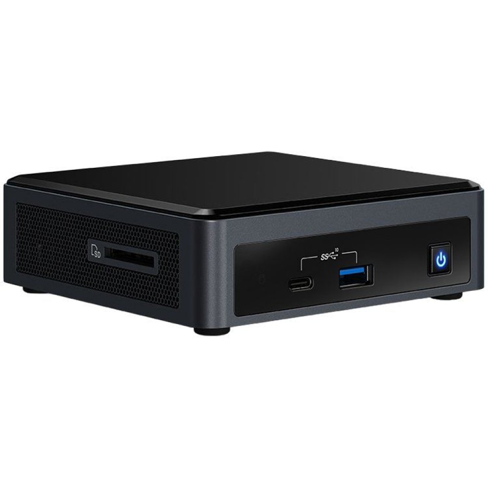 Intel NUC 10 Performance kit NUC10i7FNKN with Intel Core i7-10710U,  M.2 SSD,  HDMI 2.0a; USB-C (DP1.2), w/ no codec, w/ EU cord