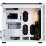 Corsair Crystal Series 280x RGB Tempered Glass Micro ATX PC Case, White, EAN:0843591065238