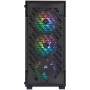 CORSAIR iCUE 220T RGB Airflow Tempered Glass Mid-Tower Smart Case, Black