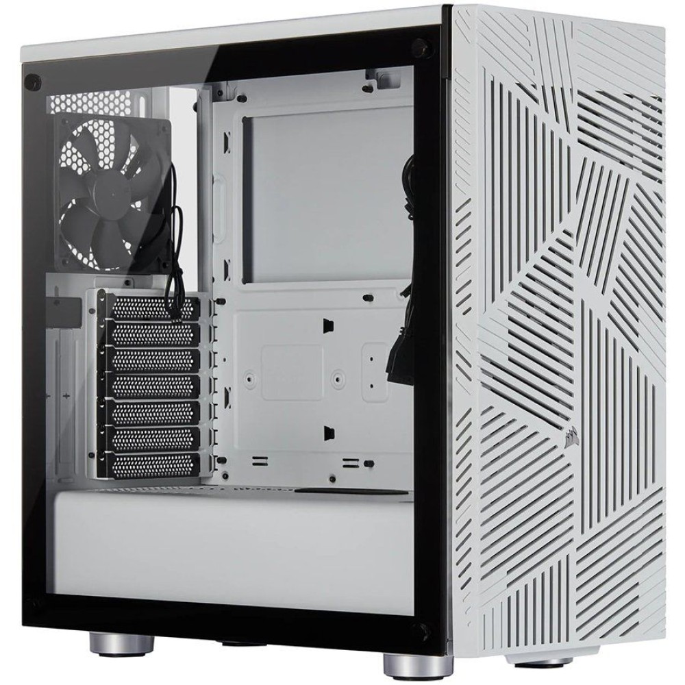 Corsair 275R Airflow Tempered Glass Mid-Tower Gaming Case, White, EAN:0840006610816