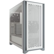 Corsair 4000D Airflow Tempered Glass Mid-Tower, White, EAN:0840006621928