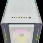 Corsair iCUE 5000T RGB Tempered Glass Mid-Tower Smart Case, White