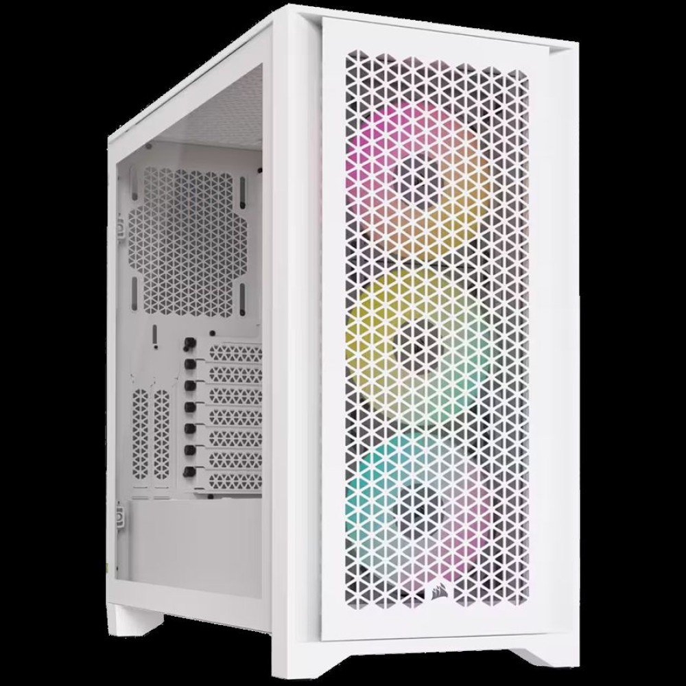 Corsair iCUE 4000D RGB Airflow Mid-Tower, True White