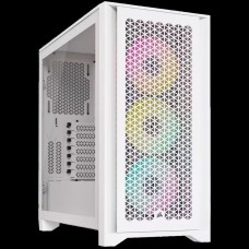 Corsair iCUE 4000D RGB Airflow Mid-Tower, True White, EAN: 0840006694328