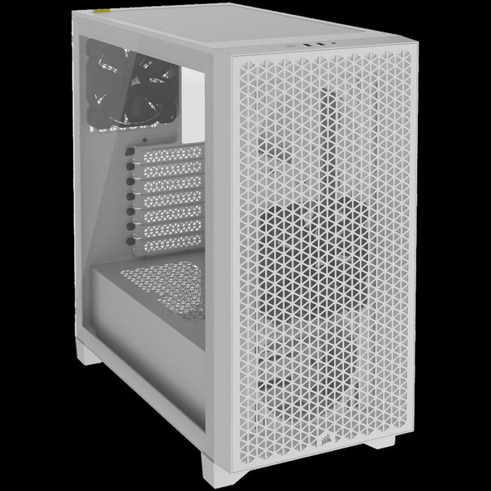 Corsair 3000D Tempered Glass Mid-Tower, White, EAN: 0840006610632