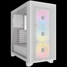 Corsair 3000D RGB Tempered Glass Mid-Tower, White, EAN: 0840006610861