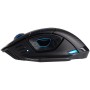 Corsair DARK CORE RGB PRO, Wireless FPS/MOBA Gaming Mouse with SLIPSTREAM Technology, Black, Backlit RGB LED, 18000 DPI, Optical (EU version), EAN:0840006616016