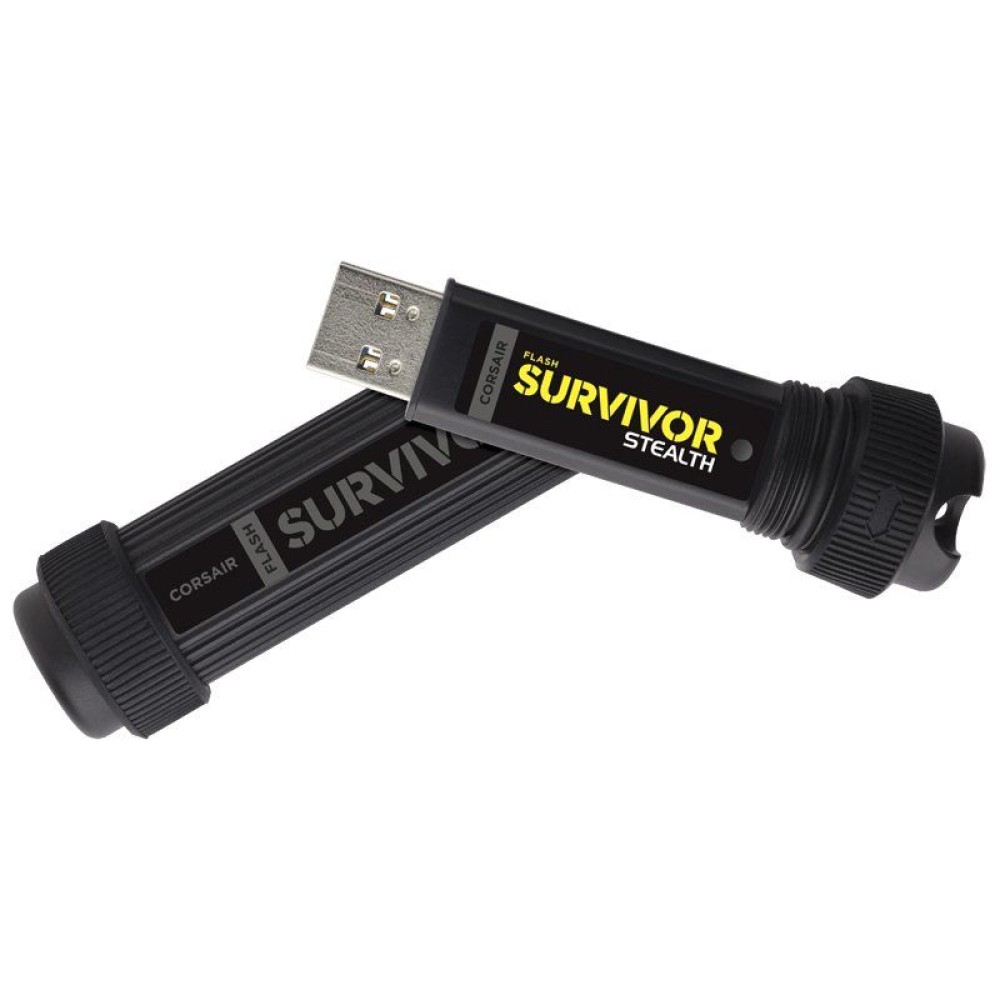 Corsair Flash Survivor Stealth USB 3.0 128GB, Military-Style Design, Plug and Play, EAN:0843591066396