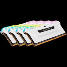 Corsair DDR4, 3600MHz 32GB 4x8GB DIMM, Unbuffered, 18-22-22-42, XMP 2.0, VENGEANCE RGB PRO SL White Heatspreader, RGB LED, 1.35V, for Intel, EAN:0840006643272