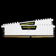 Corsair DDR4, 3200MHz 16GB 2x8GB Dimm, Unbuffered, 16-20-20-38, XMP 2.0, Vengeance LPX White Heatspreader, Black PCB, 1.35V