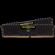 Corsair DDR4, 3600MHz 32GB 2x16GB DIMM, Unbuffered, 18-22-22-42, XMP 2.0 Vengeance LPX Black, 1.35V, EAN:0840006618676