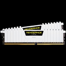 Corsair DDR4, 3200MHz 32GB 2x16GB Dimm, Unbuffered, Dual Rank, 16-20-20-38, XMP 2.0, Vengeance LPX White Heatspreader, Black PCB, 1.35V, EAN:0840006643333