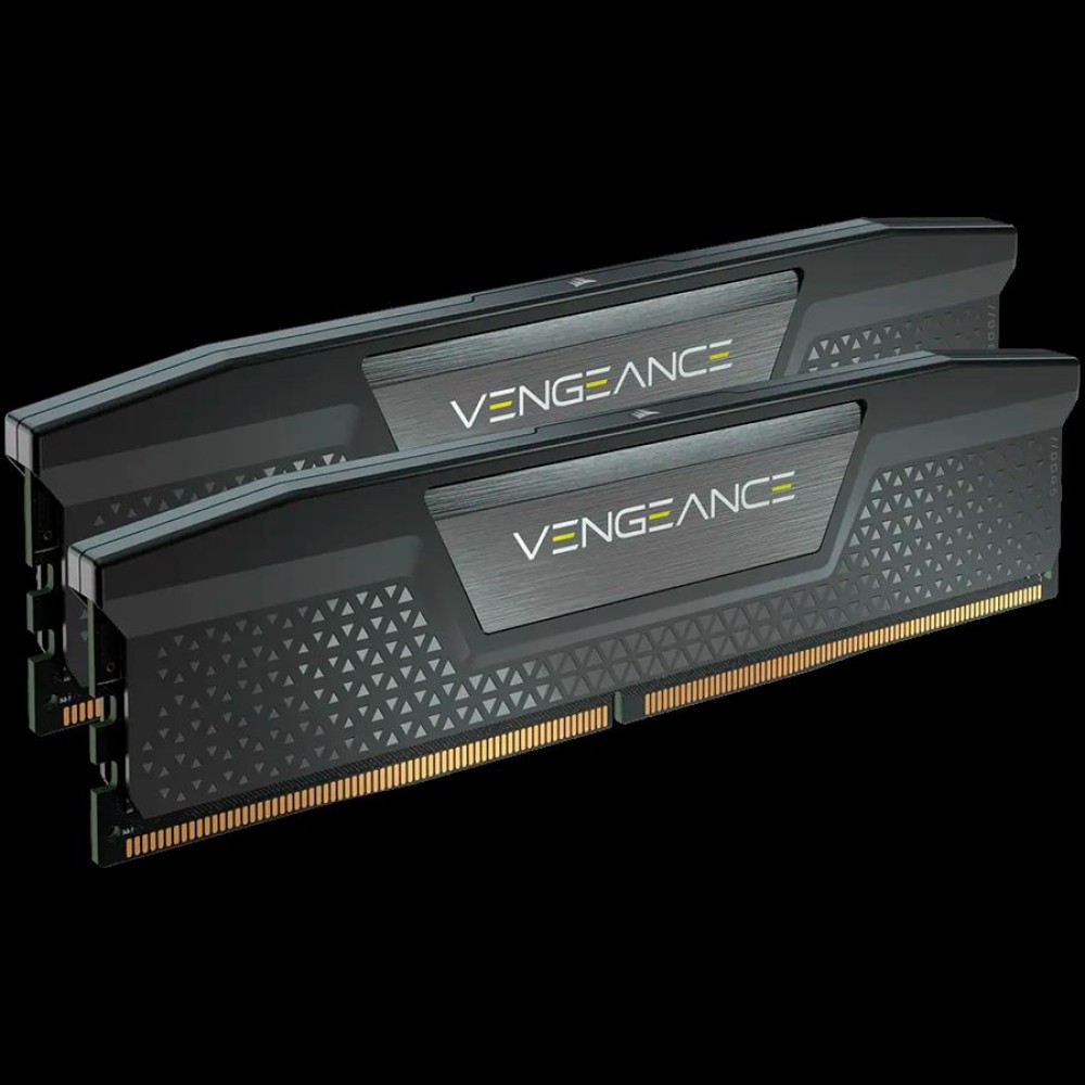 Corsair DDR5, 6000MT/s 32GB 2x16GB DIMM, Unbuffered, 36-38-38-76, Std PMIC, XMP 3.0, VENGEANCE DDR5 Black Heatspreader, Black PCB, 1.25V, EAN:0840006659693