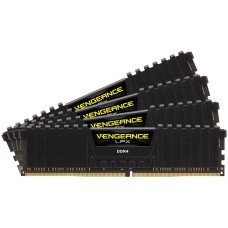 Corsair DDR4, 3600MHz 64GB 4x16GB DIMM, Unbuffered, 18-22-22-42, XMP 2.0, Vengeance LPX black Heatspreader, Black PCB, 1.35V, EAN:0840006627562