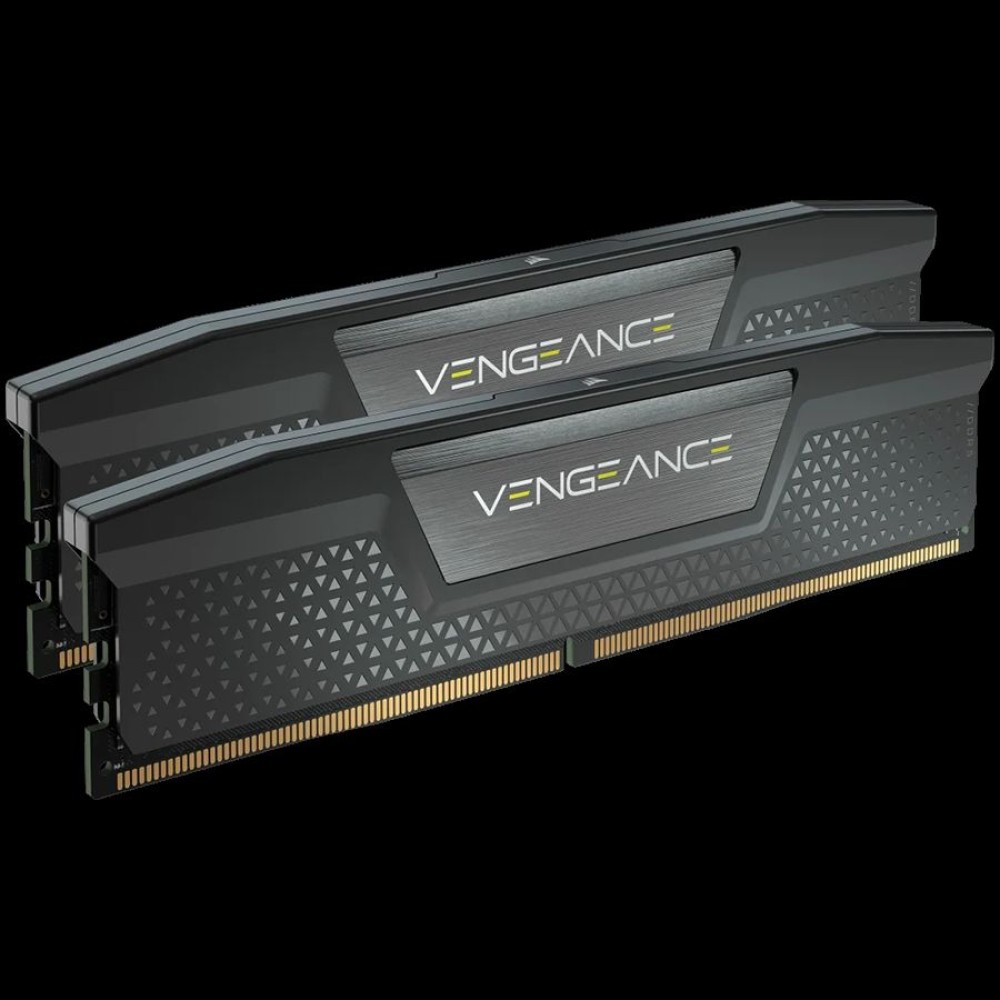 Corsair DDR5, 5600MT/s 64GB 2x32GB DIMM, Unbuffered, 40-40-40-77, Std PMIC, XMP 3.0, VENGEANCE DDR5 Black Heatspreader, Black PCB, 1.25V, EAN: 840006661306