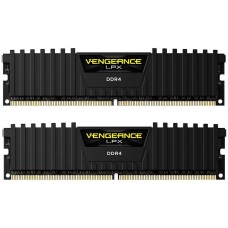 Corsair DDR4, 2400MHz 8GB 2x4GB DIMM, Unbuffered, 14-16-16-31, XMP 2.0, Vengeance LPX black Heatspreader, Black PCB, 1.2V, for SKL, EAN:0843591057523