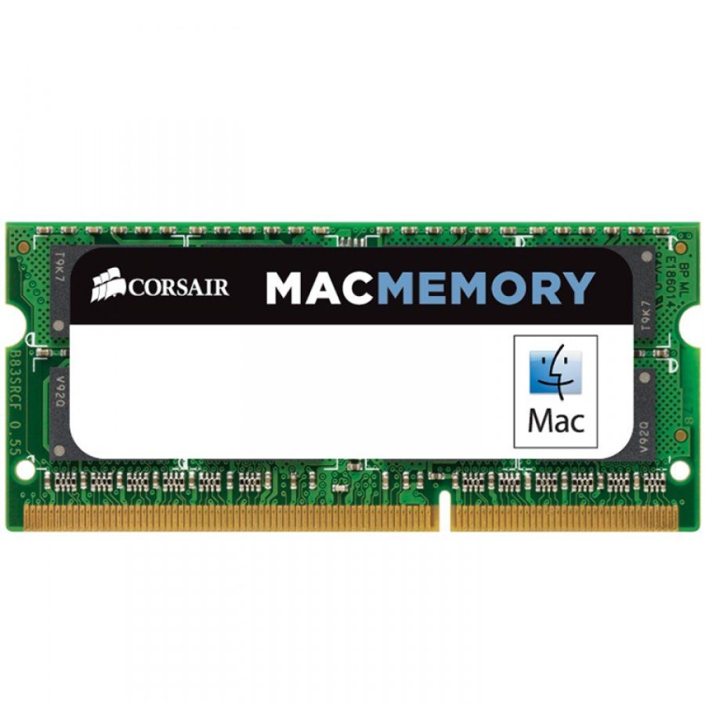 Corsair DDR3, 1333MHz 4GB 1x204 SODIMM, Apple Qualified, Unbuffered, EAN:0843591016117