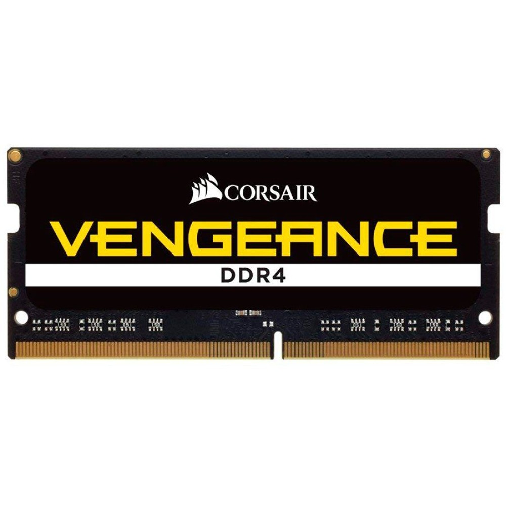 Corsair DDR4, 2400MHz 16GB 1x260 SODIMM, Unbuffered, 16-16-16-39, Black PCB, 1.2V