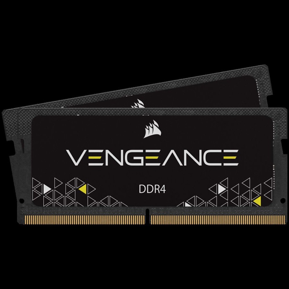 Corsair DDR4, 3200MHz 32GB 2x16GB SODIMM, Unbuffered, 22-22-22-53, VENGEANCE SODIMM,  Black PCB, 1.2V, EAN:0840006631897