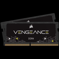 Corsair DDR4, 3200MHz 32GB 2x16GB SODIMM, Unbuffered, 22-22-22-53, VENGEANCE SODIMM,  Black PCB, 1.2V