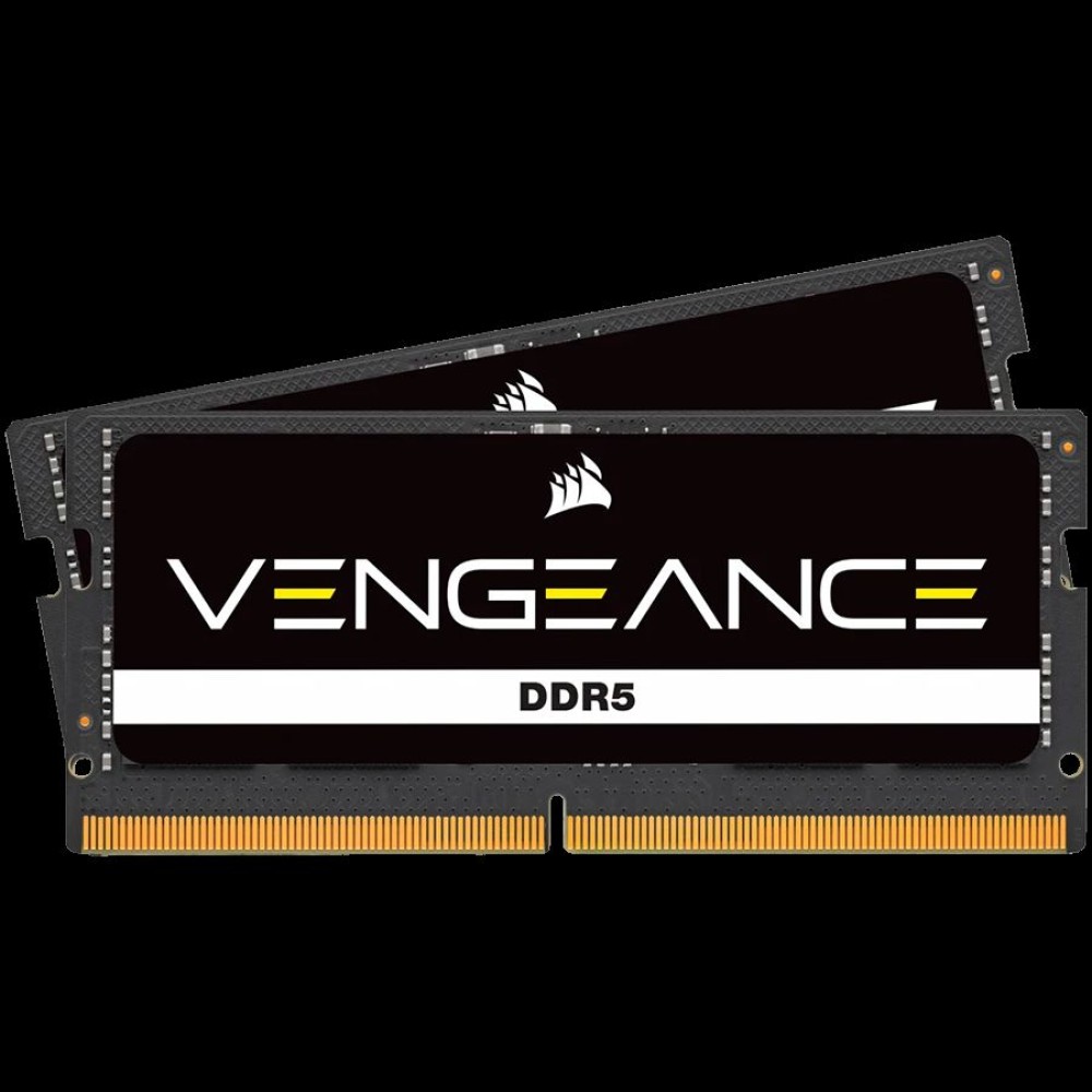 Corsair VENGEANCE DDR5 SODIMM 64GB (2x32GB) DDR5-5200 (PC5-41600) C44 1.1V Corsair VENGEANCE DDR5 SODIMM 64GB (2x32GB) DDR5-5200 (PC5-41600) C44 1.1V