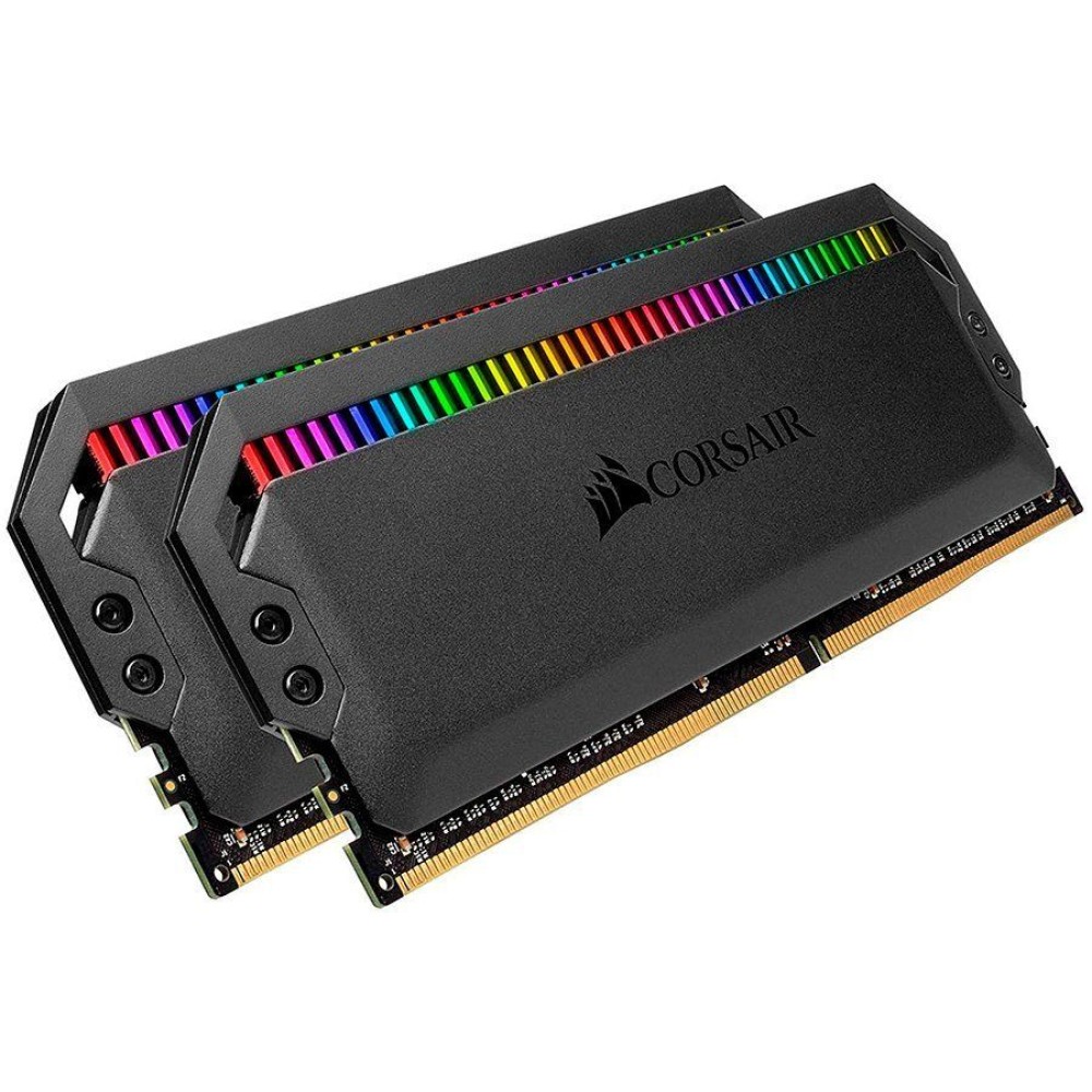 Corsair DDR4, 3600MHz 16GB 2x8GB DIMM, Unbuffered, 18-19-19-39, XMP 2.0, DOMINATOR PLATINUM RGB Black Heatspreader, RGB LED, 1.35V, EAN:0840006607311