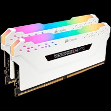 Corsair DDR4, 3000MHz 16GB 2x8GB Dimm, Unbuffered, 15-17-17-35, XMP 2.0, Vengeance RGB Pro White Heatspreader, RGB LED, Black PCB, 1.35V, EAN:0843591078702