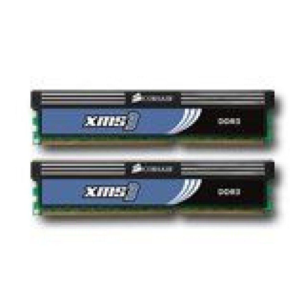 Corsair DDR3, 1600MHz 2x512Mx64non-ECC 2x240 DIMM, unbuffered, 9-9-9-24, XMS, 1.65V, matched pair, EAN:0843591010146