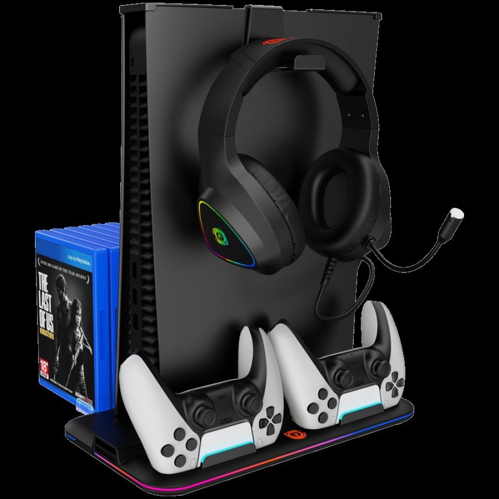 CANYON cooling stand CS-5 RGB PS5 Charge Black