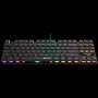 CANYON Cometstrike TKL GK-50, 87keys Mechanical keyboard, 50million times life, with VS11K30A solution, GTMX red switch, Rainbow backlight, 20 modes, 1.8m PVC cable, metal material + ABS, UK layout, size: 354*126*26.6mm, weight:624g, black