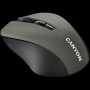 CNE-CMSW1G CANYON мышь, цвет - серый, беспроводная 2.4 Гц, DPI 800/1000/1200 DPI, 3 кнопки и колесо прокрутки, прорезиненное покрытие