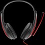 CANYON PC headset HSC-1 PC Mic Flat 2m Black Red