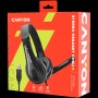 CANYON PC headset CHSU-1 PC Mic USB 2m Black