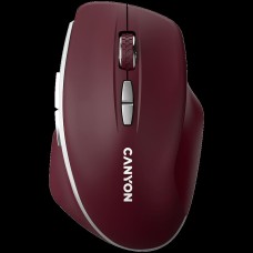 CANYON mouse MW-21 BlueLED 7buttons Wireless Burgundy Red