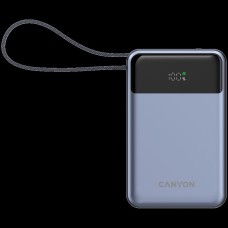 CANYON power bank OnPower 600 built-in cable 20000 mAh PD65W Dark Grey