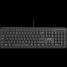 CANYON keyboard HKB-20 EN/RU Velvet Wired  Black