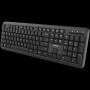 CANYON keyboard HKB-W20 EN/RU Velvet Wireless Black