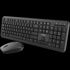 CANYON SET-W20 EN/HU Keyboard+Mouse Velvet Wireless Black