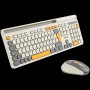 CANYON HSET-W5 EN Keyboard+Mouse AAA+AA Wireless Beige