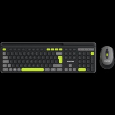 CANYON HSET-W5 EN Keyboard+Mouse AAA+AA Wireless Black