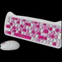 CANYON HSET-W6 EN Keyboard+Mouse Kitty Edition AAA+АА Wireless Pink