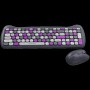 CANYON HSET-W6 EN Keyboard+Mouse Kitty Edition AAA+АА Wireless Violet