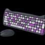 CANYON HSET-W6 EN Keyboard+Mouse Kitty Edition AAA+АА Wireless Violet