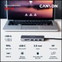 CANYON hub DS-11 9in1 USB-C Space Grey